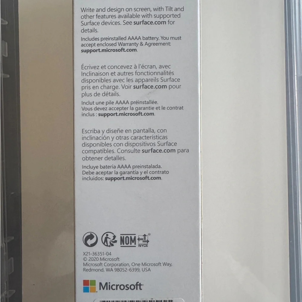 Microsoft surface stylet Pen 1766